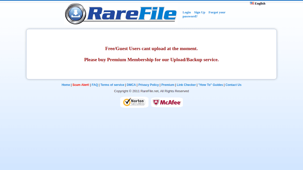 RareFile.net premium keys